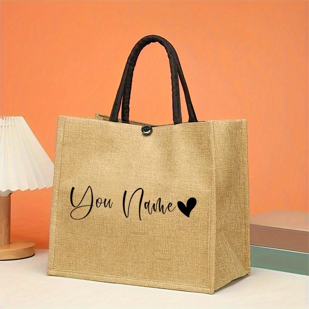 Personalized Name Linen Tote B – Linen Bag Bulk Bewertung und Preis