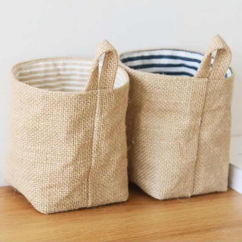 Jute Cotton Linen Storage Bag  – Linen Bag Bulk Bewertung und Preis