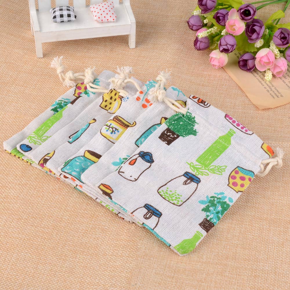10pcs/lot 10x14cm Linen Cotton – Linen Bag Bulk Bewertung und Preis